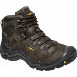 Keen Mens Durand Mid WP Boot Cascade Brown/Dark Earth